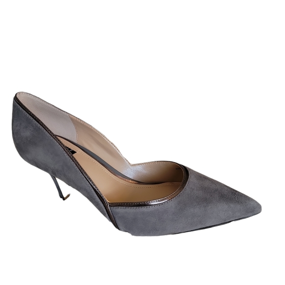 WHBM Emilia Smoked Pearl Heels - Picture 2 of 8